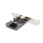 StarTech.com Scheda di rete PCIe Gigabit a 2 porte, adattatore di rete LAN PCI Express da 10/100/1000 Mbps, duplice Realtek StarTech.com Scheda di rete PCIe Gigabit a 2 porte, adattatore di rete LAN PCI Express da 10/100/1000 Mbps, duplice Realtek