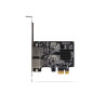 StarTech.com Scheda di rete PCIe Gigabit a 2 porte, adattatore di rete LAN PCI Express da 10/100/1000 Mbps, duplice Realtek StarTech.com Scheda di rete PCIe Gigabit a 2 porte, adattatore di rete LAN PCI Express da 10/100/1000 Mbps, duplice Realtek