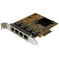 StarTech.com Adattatore Scheda di Rete Ethernet Gigabit PCI express PCIe NIC a 4 porte ST1000SPEX43 StarTech.com Adattatore Scheda di Rete Ethernet Gigabit PCI express PCIe NIC a 4 porte ST1000SPEX43