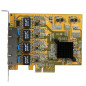 StarTech.com Adattatore Scheda di Rete Ethernet Gigabit PCI express PCIe NIC a 4 porte ST1000SPEX43 StarTech.com Adattatore Scheda di Rete Ethernet Gigabit PCI express PCIe NIC a 4 porte ST1000SPEX43