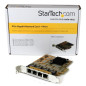 StarTech.com Adattatore Scheda di Rete Ethernet Gigabit PCI express PCIe NIC a 4 porte ST1000SPEX43 StarTech.com Adattatore Scheda di Rete Ethernet Gigabit PCI express PCIe NIC a 4 porte ST1000SPEX43