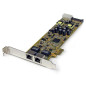 StarTech.com Adattatore scheda di rete PCIe Ethernet Gigabit PCI Express a due porte - PoE/PSE ST2000PEXPSE