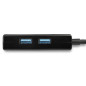 StarTech.com Adattatore USB 3.0 a Ethernet Gigabit con Hub USB a 2 porte incorporato USB31000S2H