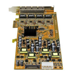 StarTech.com Scheda di rete PCIe Gigabit Power over Ethernet a 4 porte - Adattatore PCI express PSE   POE - NIC