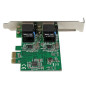 StarTech.com Adattatore Scheda di Rete Ethernet Gigabit PCI express PCIe NIC a 2 porte RJ45 da 1 Gbps ST1000SPEXD4 StarTech.com Adattatore Scheda di Rete Ethernet Gigabit PCI express PCIe NIC a 2 porte RJ45 da 1 Gbps ST1000SPEXD4