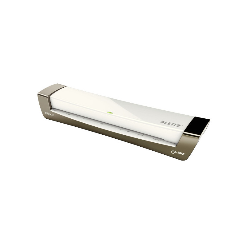 Leitz iLAM Laminator Office A3 Plastificatrice a caldo 400 mm/min Argento, Bianco Leitz iLAM Laminator Office A3 Plastificatrice a caldo 400 mm/min Argento, Bianco