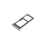 Support Sim + Carte Sd Pour Samsung Galaxy S8 Orchid Grey