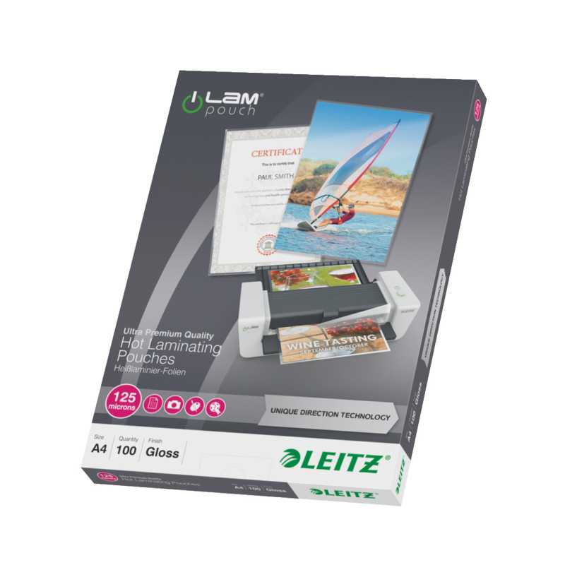 Leitz iLAM UDT pellicola per plastificatrice 100 pz 74810000 Leitz iLAM UDT pellicola per plastificatrice 100 pz 74810000
