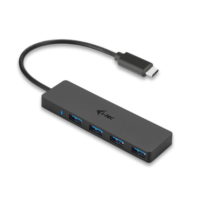i-tec Advance C31HUB404 hub di interfaccia USB 3.2 Gen 2 (3.1 Gen 2) Type-C 5000 Mbit/s Nero i-tec Advance C31HUB404 hub di interfaccia USB 3.2 Gen 2 (3.1 Gen 2) Type-C 5000 Mbit/s Nero