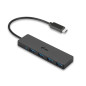 i-tec Advance C31HUB404 hub di interfaccia USB 3.2 Gen 2 (3.1 Gen 2) Type-C 5000 Mbit/s Nero i-tec Advance C31HUB404 hub di interfaccia USB 3.2 Gen 2 (3.1 Gen 2) Type-C 5000 Mbit/s Nero