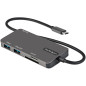 StarTech.com Adattatore multiporta USB C - Da USB-C a 4K HDMI, 100W Power Delivery Pass-through, slot SD/MicroSD, Hu DKT30CHSDPD