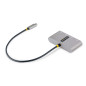 StarTech.com Hub USB-C con Ethernet a 3 porte - Adattatore USB Type-C con 3x USB-A e 1X Ethernet Gigabit - Splitter HB30C3A1GEA2