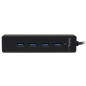 StarTech.com Hub portatile USB 3.0 SuperSpeed a 4 porte - Perno e concentratore per notebook o Ultrabook USB 3.0 con  ST4300PBU3