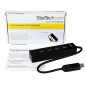 StarTech.com Hub portatile USB 3.0 SuperSpeed a 4 porte - Perno e concentratore per notebook o Ultrabook USB 3.0 con  ST4300PBU3