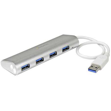 StarTech.com Hub USB a 4 porte, Da USB A a 4 porte USB-A, USB 5Gbps, design robusto, alimentazione via bus, hub USB 3. ST43004UA