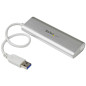 StarTech.com Hub USB a 4 porte, Da USB A a 4 porte USB-A, USB 5Gbps, design robusto, alimentazione via bus, hub USB 3. ST43004UA