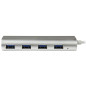 StarTech.com Hub USB a 4 porte, Da USB A a 4 porte USB-A, USB 5Gbps, design robusto, alimentazione via bus, hub USB 3. ST43004UA