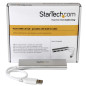 StarTech.com Hub USB a 4 porte, Da USB A a 4 porte USB-A, USB 5Gbps, design robusto, alimentazione via bus, hub USB 3. ST43004UA