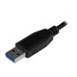 StarTech.com Hub Mini USB 3.0 SuperSpeed a 4 porte portatile - Nero ST4300MINU3B