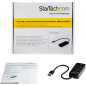 StarTech.com Hub USB 3.0 a 4 porte - 4x USB-A con Swith On/Off Individuale HB30A4AIB