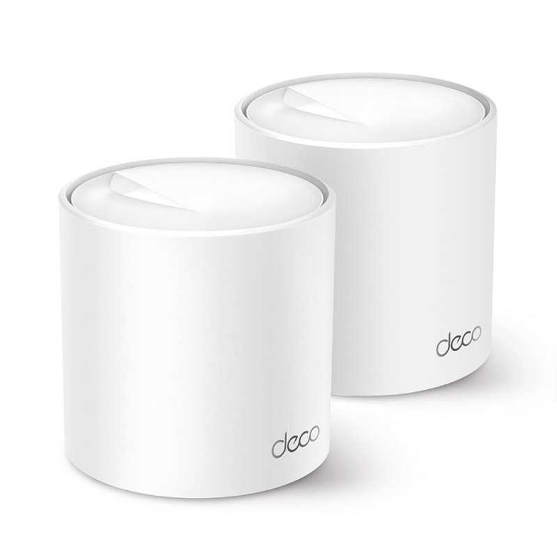 TP-Link Deco X60 Dual-band (2.4 GHz/5 GHz) Wi-Fi 6 (802.11ax) Bianco 2 Interno DECO X60(2-PACK) TP-Link Deco X60 Dual-band (2.4 GHz/5 GHz) Wi-Fi 6 (802.11ax) Bianco 2 Interno DECO X60(2-PACK)
