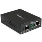 StarTech.com Convertitore multimediale Gigabit Ethernet a Fibra con slot SFP aperto 10/100/1000 StarTech.com Convertitore multimediale Gigabit Ethernet a Fibra con slot SFP aperto 10/100/1000