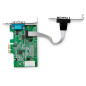 StarTech.com Scheda adattatore seriale PCI Express RS232 a 2 porte - Scheda controller host seriale PCIe RS232 - PCIe PEX2S953LP