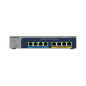NETGEAR 8-port Ultra60 PoE++ Multi-Gigabit (2.5G) Ethernet Plus Switch Gestito L2/L3 2.5G Ethernet (100/1000/2500) Supporto NETGEAR 8-port Ultra60 PoE++ Multi-Gigabit (2.5G) Ethernet Plus Switch Gestito L2/L3 2.5G Ethernet (100/1000/2500) Supporto
