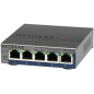 NETGEAR GS105E-200PES switch di rete Gestito L2/L3 Gigabit Ethernet (10/100/1000) Grigio NETGEAR GS105E-200PES switch di rete Gestito L2/L3 Gigabit Ethernet (10/100/1000) Grigio