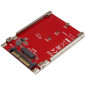 StarTech.com Adattatore Host per Drive M.2 a U.2( SFF-8639) PCIe NVMe SSD U2M2E125