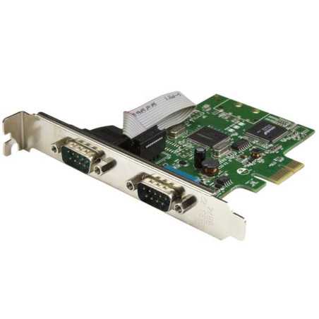 StarTech.com Scheda Seriale PCI Express da 2 porte DB9 con UART 16C1050 - RS232 PEX2S1050
