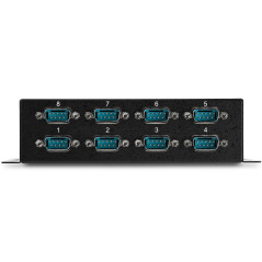 StarTech.com Hub adattatore USB a DB9 RS232 seriale 8 porte – Guide DIN industriali DIN e montabile a parete