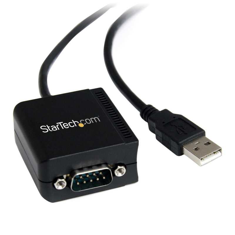 StarTech.com Cavo adattatore USB FTDI RS-232 a seriale 1 porta, isolamento ottico ICUSB2321FIS StarTech.com Cavo adattatore USB FTDI RS-232 a seriale 1 porta, isolamento ottico ICUSB2321FIS