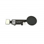 Cable Plat Noir Home Button Pour Apple Iphone 7 - 7 Plus