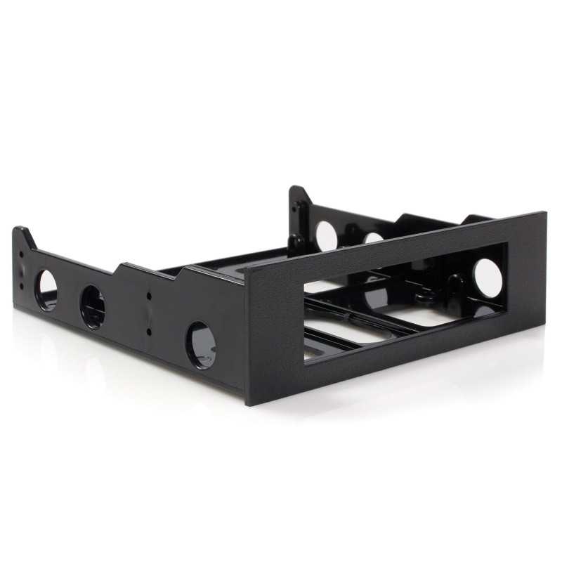 StarTech.com Adattatore staffa alloggiamento frontale per dischi rigidi da 3,5" su 5,25" BRACKETFDBK StarTech.com Adattatore staffa alloggiamento frontale per dischi rigidi da 3,5" su 5,25" BRACKETFDBK