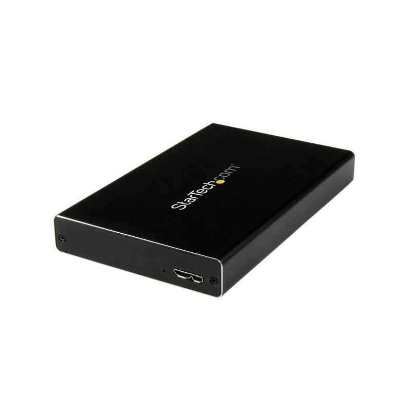 StarTech.com Box Esterno Universale per disco rigido SATA III da 2,5" USB 3.0 - Case SSD/HDD portabile SATA 6 Gbps - supporto StarTech.com Box Esterno Universale per disco rigido SATA III da 2,5" USB 3.0 - Case SSD/HDD portabile SATA 6 Gbps - supporto