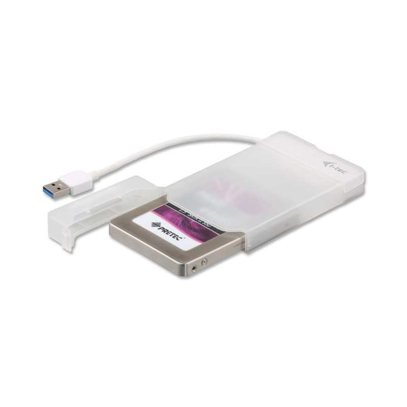 i-tec MySafe USB 3.0 Easy 2.5" External Case – White MYSAFEU314