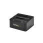 StarTech.com Docking Station USB 3.0 per doppio Hard Disk SSD / SATA da 2.5" / 3.5" con UASP SDOCK2U33