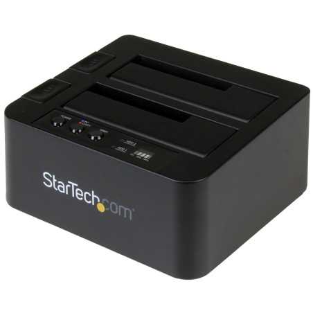 StarTech.com Dock Duplicatore autonomo USB 3.1 (10Gbps) per SATA SSD/HDD da 2,5" & 3,5" - Duplicatore fast-speed 28G SDOCK2U313R