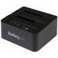 StarTech.com Dock Duplicatore autonomo USB 3.1 (10Gbps) per SATA SSD/HDD da 2,5" & 3,5" - Duplicatore fast-speed 28G SDOCK2U313R