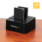StarTech.com Dock Duplicatore autonomo USB 3.1 (10Gbps) per SATA SSD/HDD da 2,5" & 3,5" - Duplicatore fast-speed 28G SDOCK2U313R