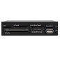 StarTech.com Lettore per schede di memoria multimediali USB 2.0 22 in 1 alloggiamento frontale 3,5'' - colore nero 35FCREADBK3