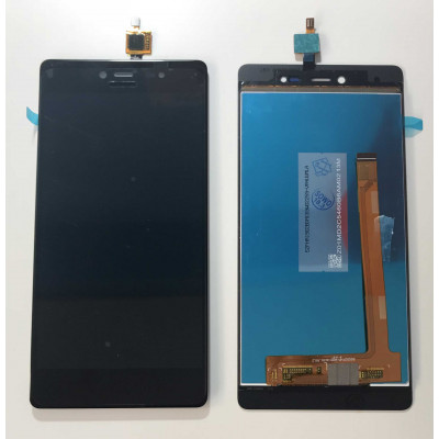 Display Lcd + Touch Screen Per Wiko Fever 4G Nero
