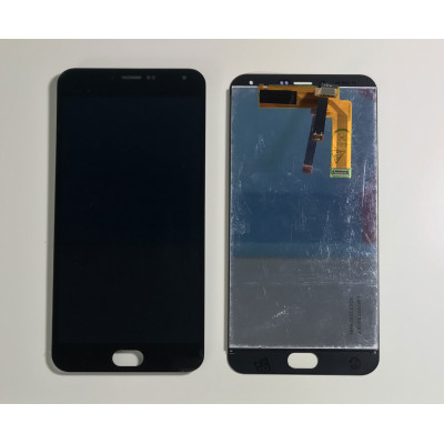 Lcd Display + Touch Screen For Eizu M2 Note Black