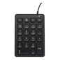 V7 Tastierino numerico cablato USB KP350 - 22 tasti - Calcolatrice, scheda, tasti di scelta rapida backspace - Cavo da 6 piedi V7 Tastierino numerico cablato USB KP350 - 22 tasti - Calcolatrice, scheda, tasti di scelta rapida backspace - Cavo da 6 piedi