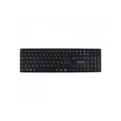 V7 Tastiera Bluetooth KW550ITBT da 2,4 GHZ a due modalità, QWERTY italiano - Nero