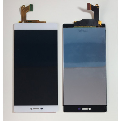 Display Lcd + Touch Screen Per Huawei P8 5.2 Gra-L09 Bianco