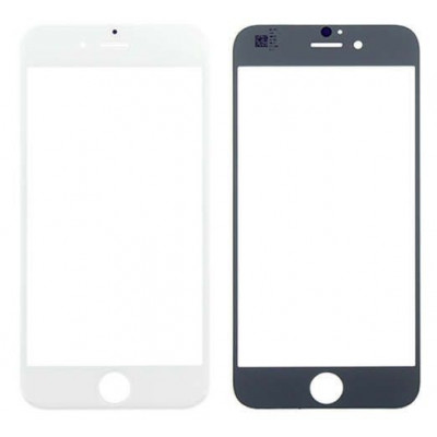 Vetro Vetrino Frontale Per Apple Iphone 6 - 6S Bianco Touch Screen