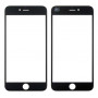Vetro Vetrino Frontale Per Iphone 6 Plus - 6S Plus Nero Touch Screen