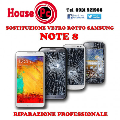 Sostituzione Vetro Samsung Note 8 - Note 9 Display Lcd Riparazione